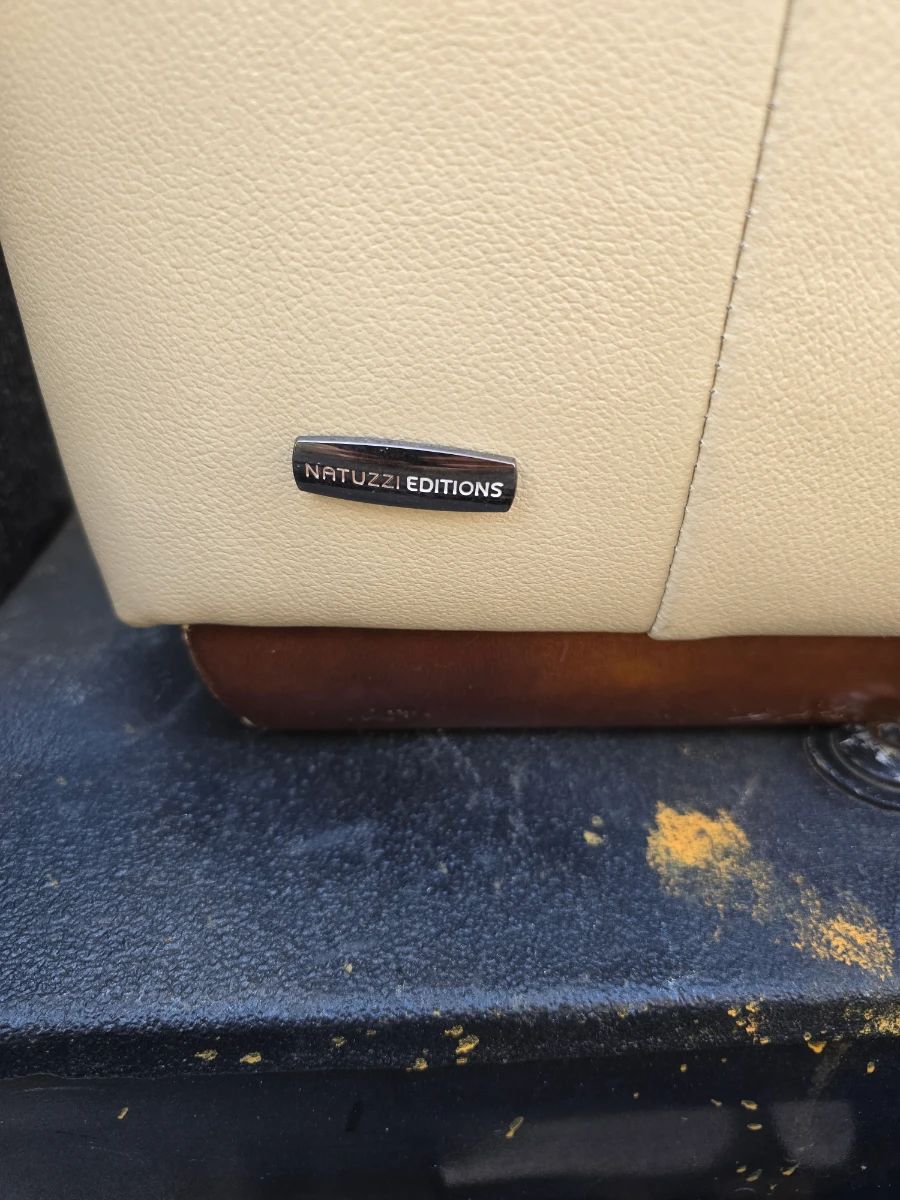 Natuzzi Editions Leather Sofa/Armchair