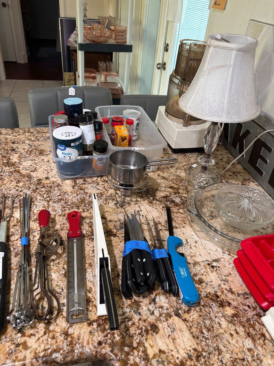 Kitchen Utensils, Gadgets & Spices Assortment