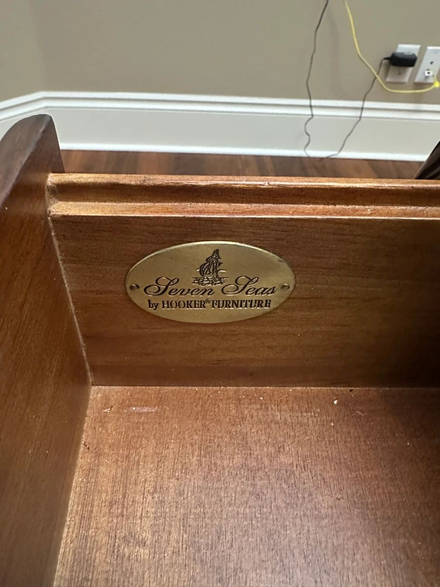 Hooker Furniture Seven Seas Collection Brass Plaque