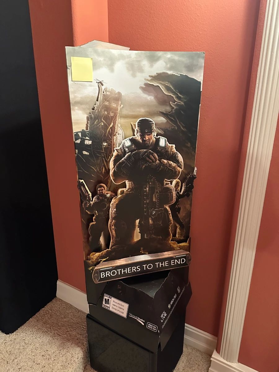 Gears of War 3 "Brothers to the End" Promotional Display Standee