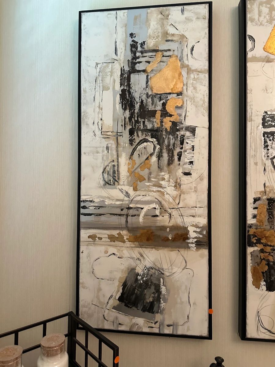 Abstract Art Panels, Set of 2 (Companion Pieces)