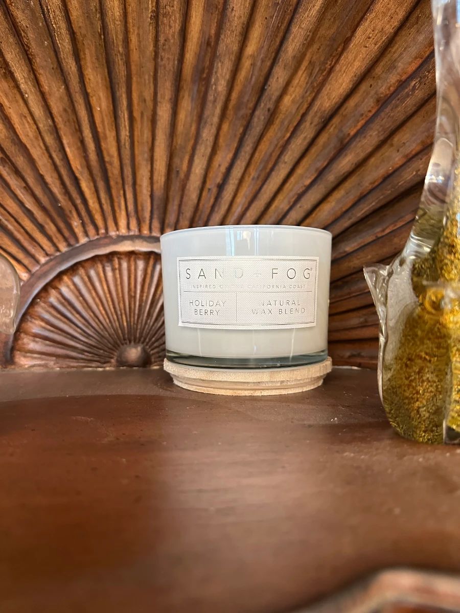 Sand + Fog Holiday Berry Natural Wax Blend Candle