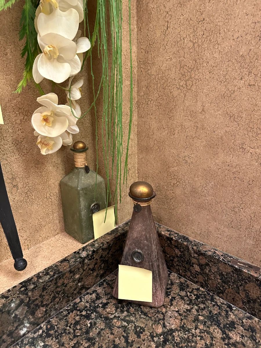 Decorative Glass Bottles Lot