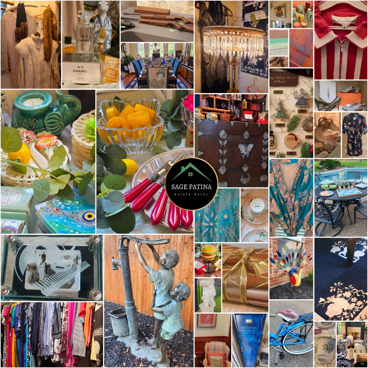 SAGE PATINA Presents an Argyle Lux Asian Cache — Decor, Clothing, Bags & Beyond Estate Sale!