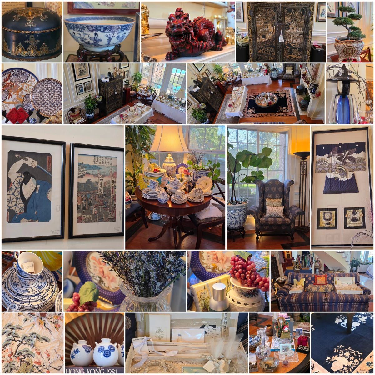 SAGE PATINA Presents an Argyle Lux Asian Cache — Decor, Clothing, Bags & Beyond Estate Sale!