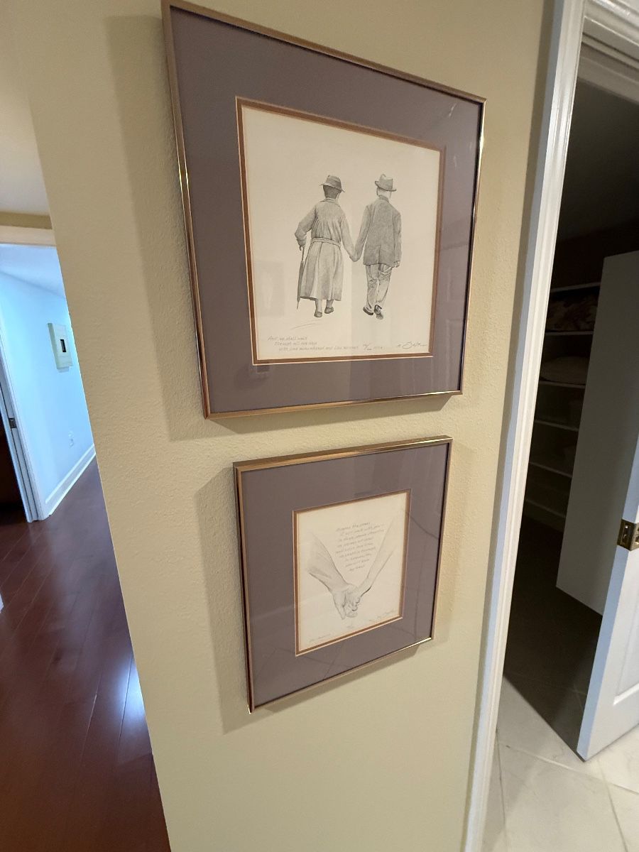 Thomas Kinkade "Forever and Ever" & "My Dearest" Framed Print Collection