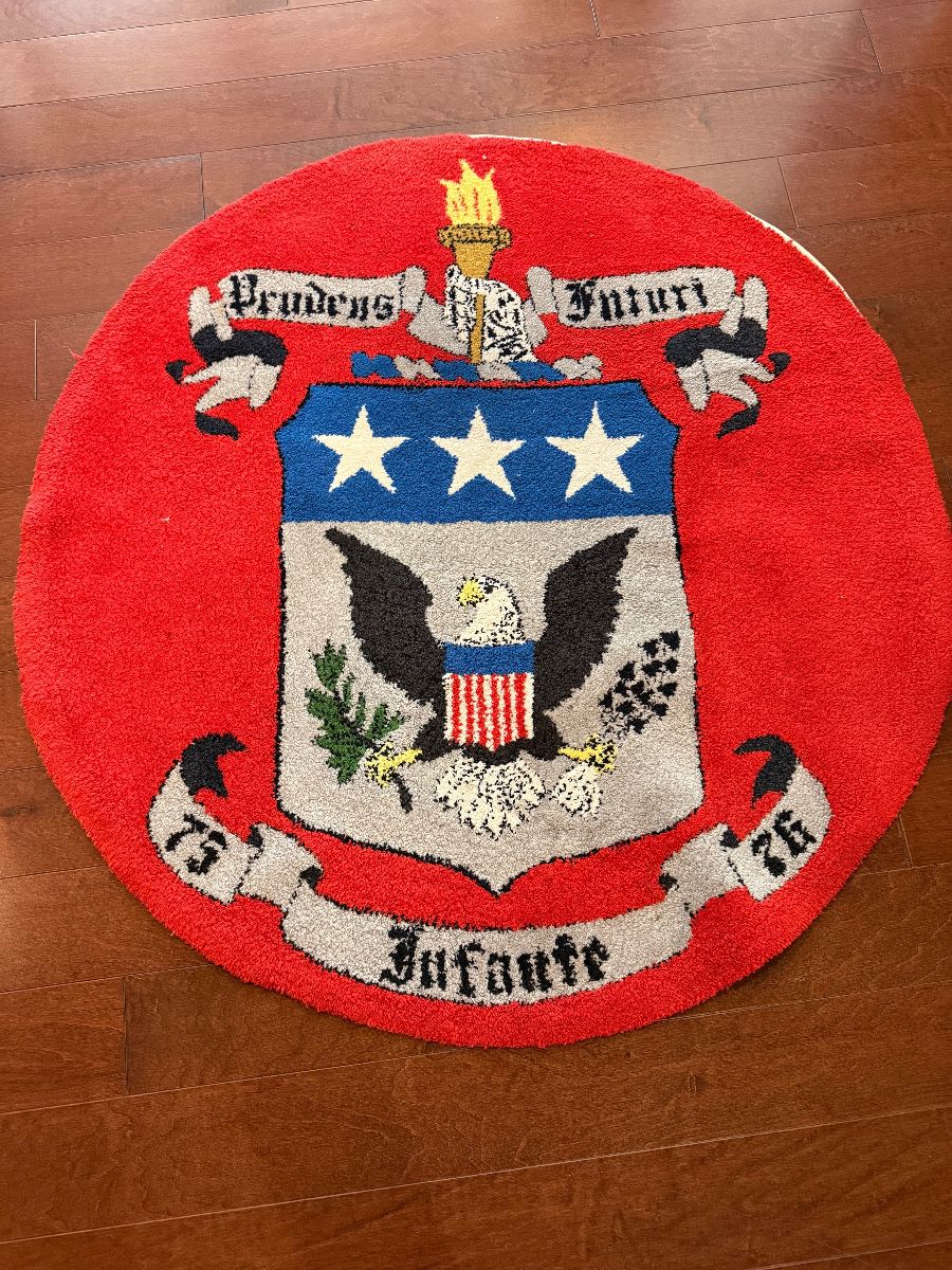 Carnegie Mellon University Seal Round Rag Rug