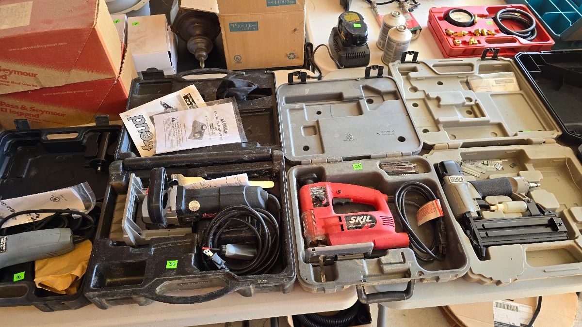 Handyman Heaven in Ponder: Loads of Power Tools, Trailers, Remington Statues, and more!