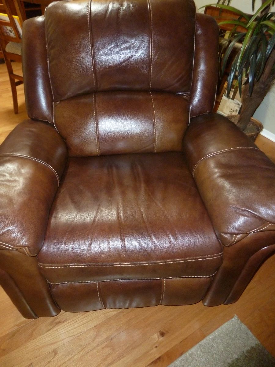 Leather Recliner Armchair