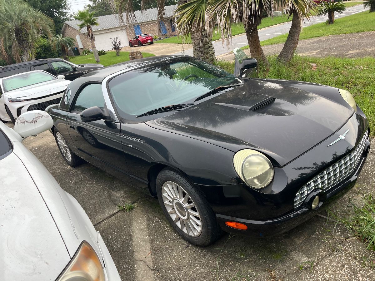 Packed to the gills! With a Ford Thunderbird!