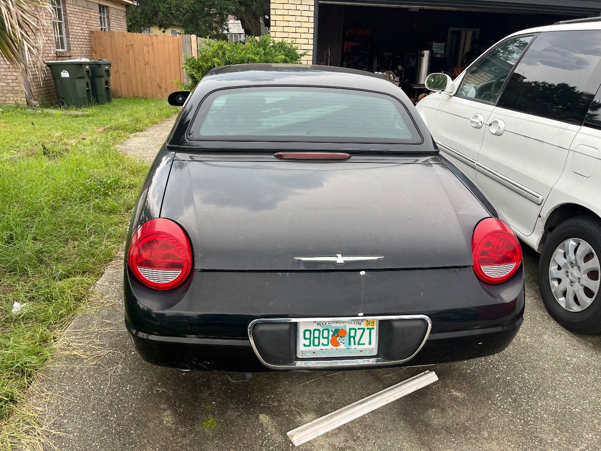 Packed to the gills! With a Ford Thunderbird!