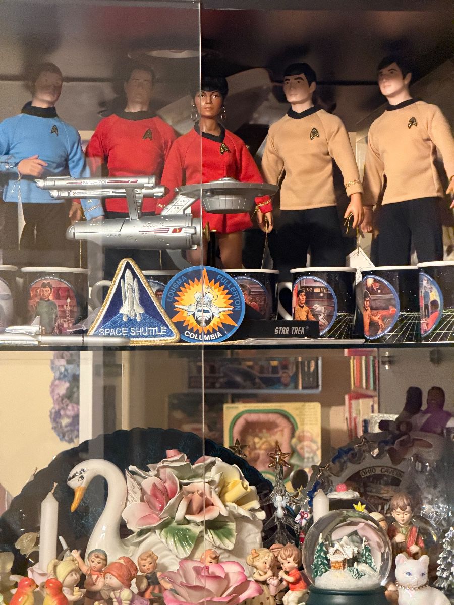 VENDOR’S DREAM…Assortment of Collectibles including Star Trek, Comic Bks, Indian, 50’s, Dolls