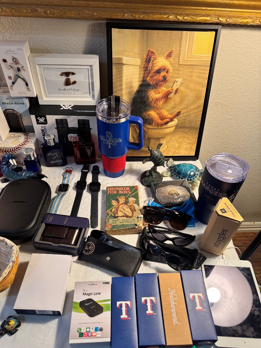 Arlington Gated Estate Sale — Polo, Bose, Apple, Rangers, Jim Shore & More
