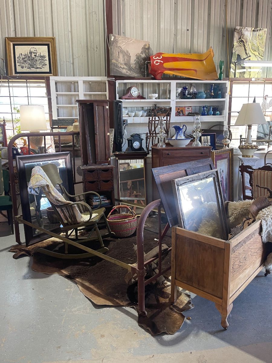 Brandi Lane barn Sale at estate sale in Granbury, TX
