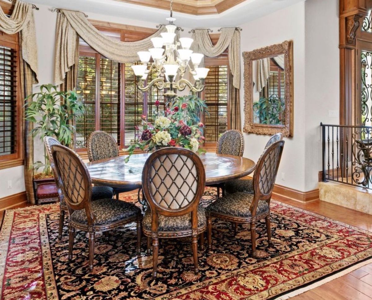 Formal Dining Room Furnishings Assemblage