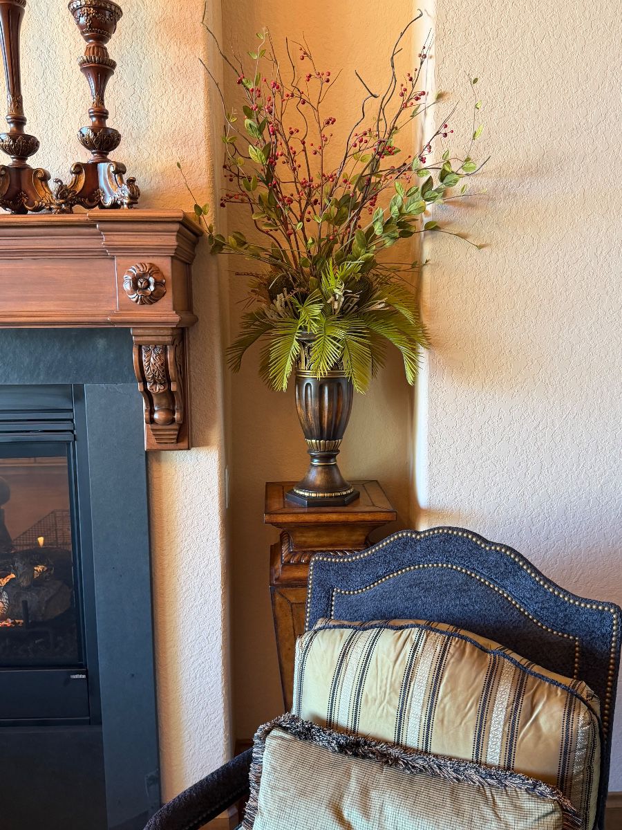 Fireplace Mantel Decor Assortment