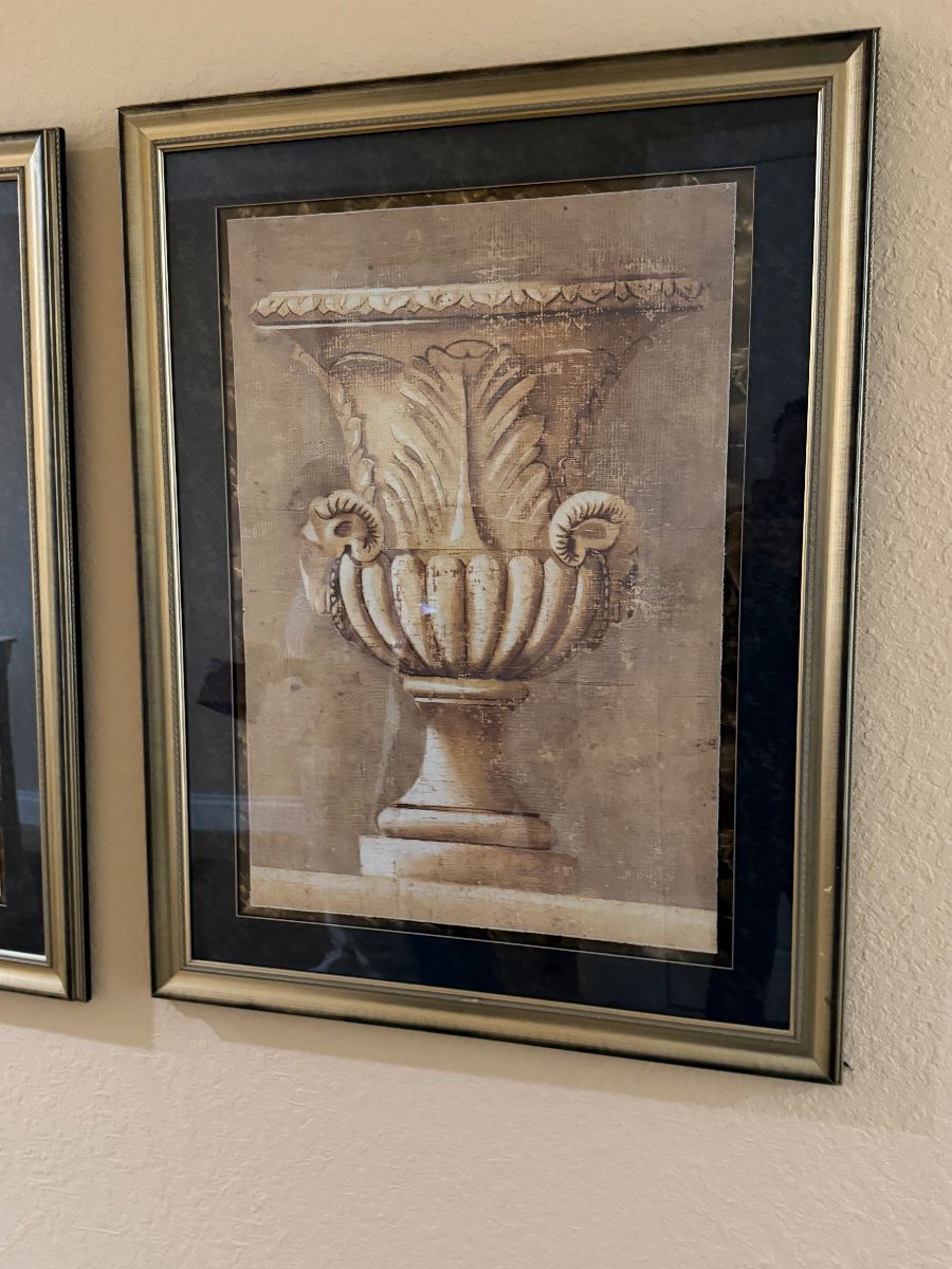 Classical Urn Framed Wall Art