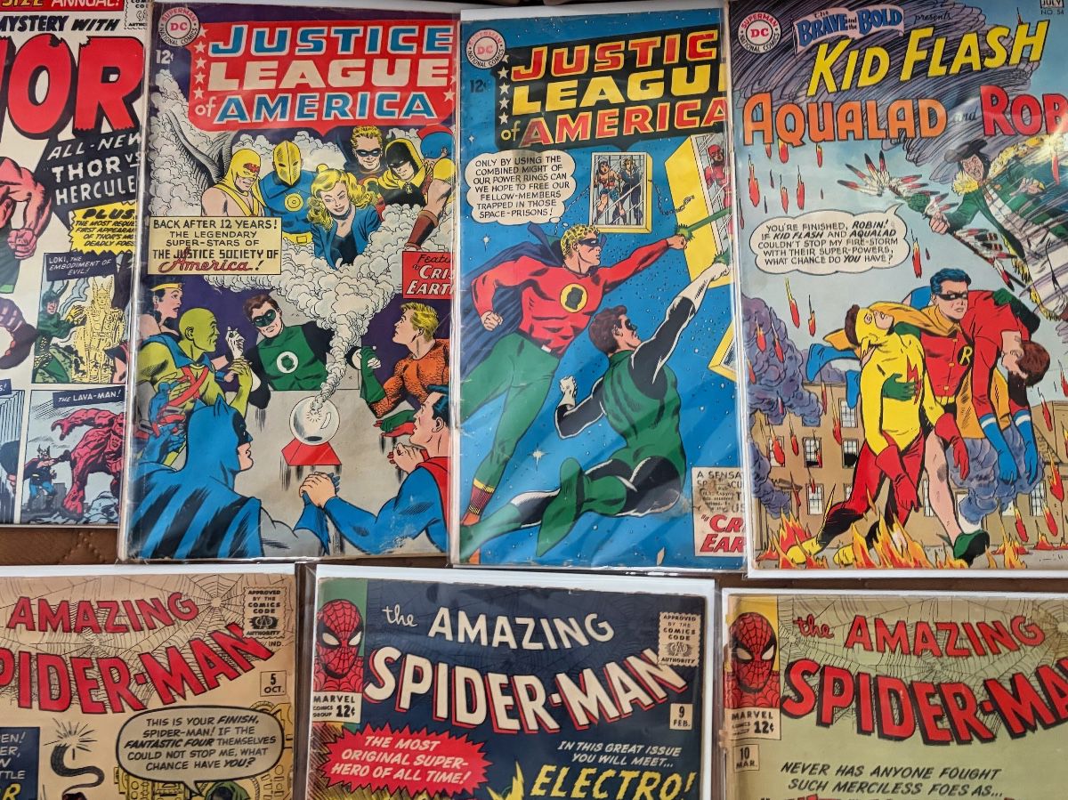 Life time of Collecting Silver Age Comic Collection-Classic Rock Vinyl's, Vintage, MCM,