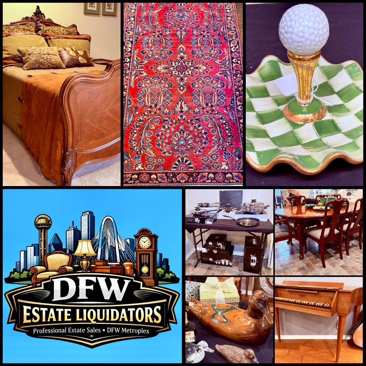 ~Incredible Dallas Estate Sale! Makenzie Childs, Instruments, Fashion, Art, Collectibles & More!