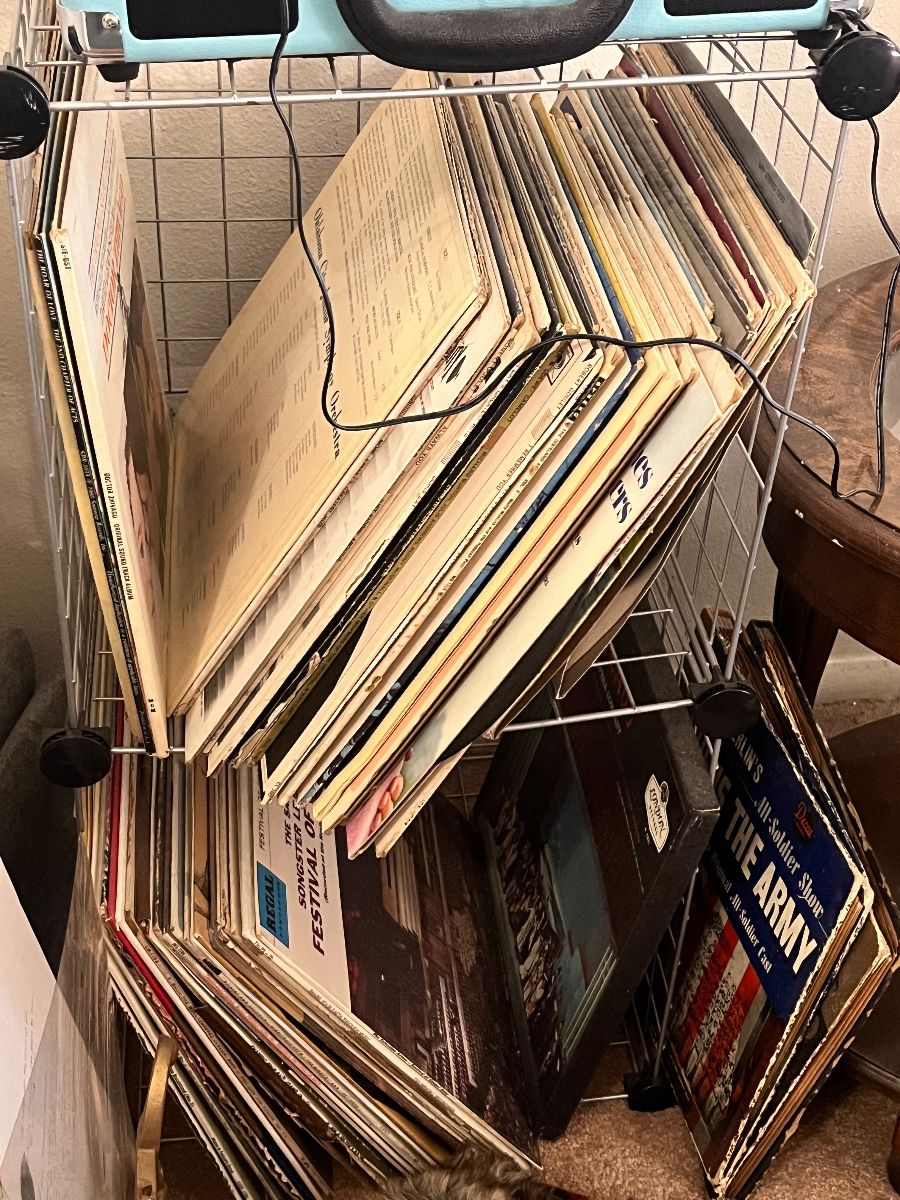 Vintage Vinyl Record Collection Assortment