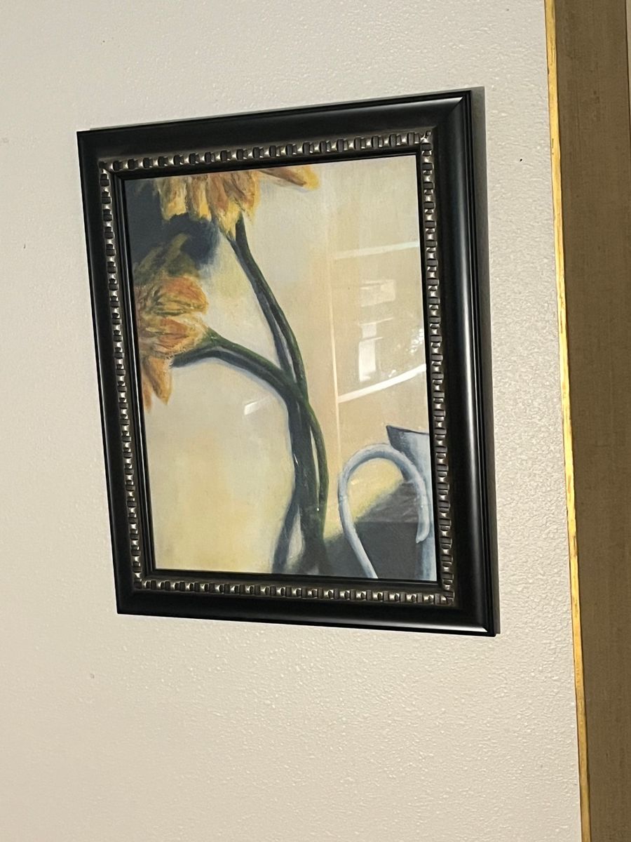 Framed Still Life Floral Painting