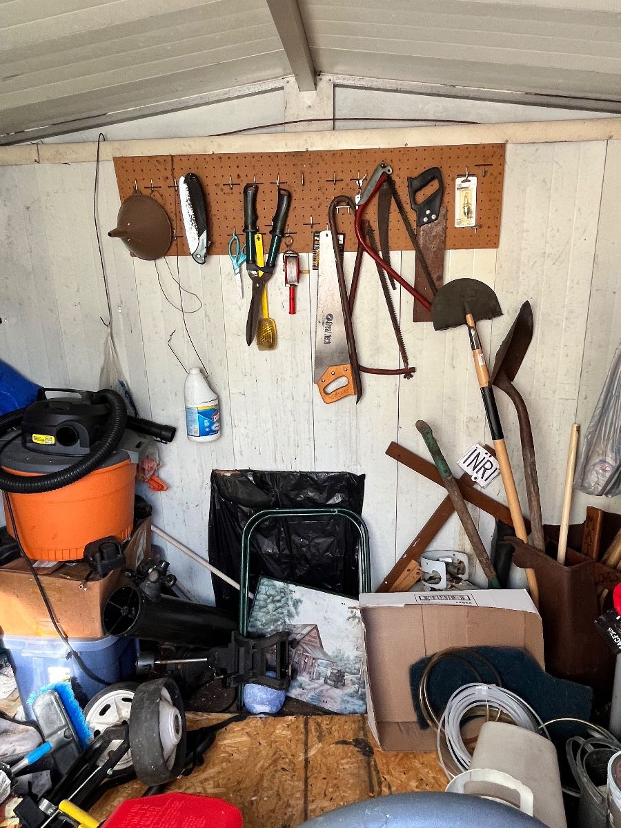 Workshop Tools & Outdoor Maintenance Assortment