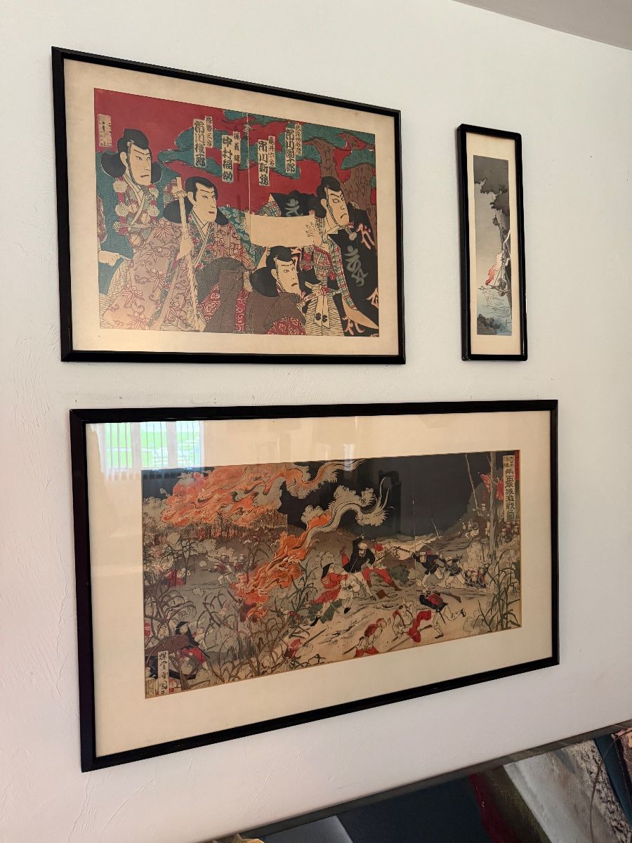 Mid century modern meets antique Asian
