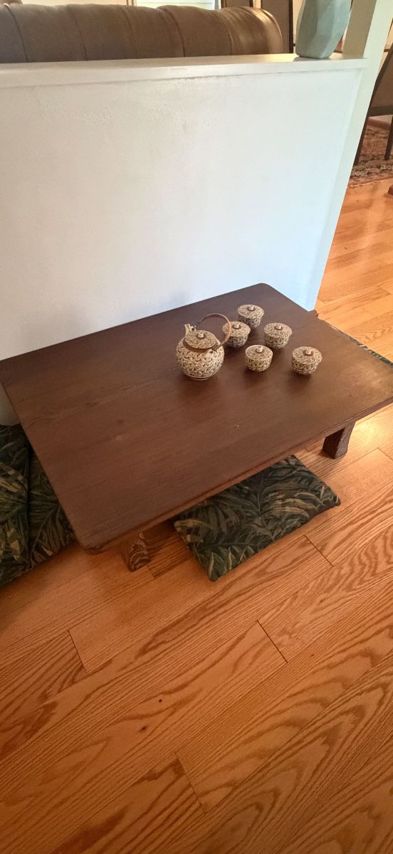 Mid century modern meets antique Asian