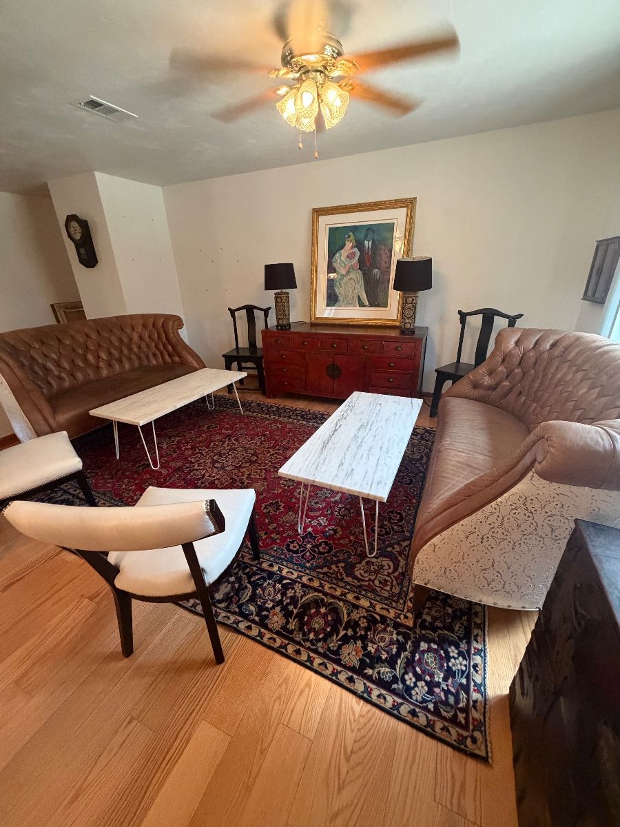 Mid century modern meets antique Asian
