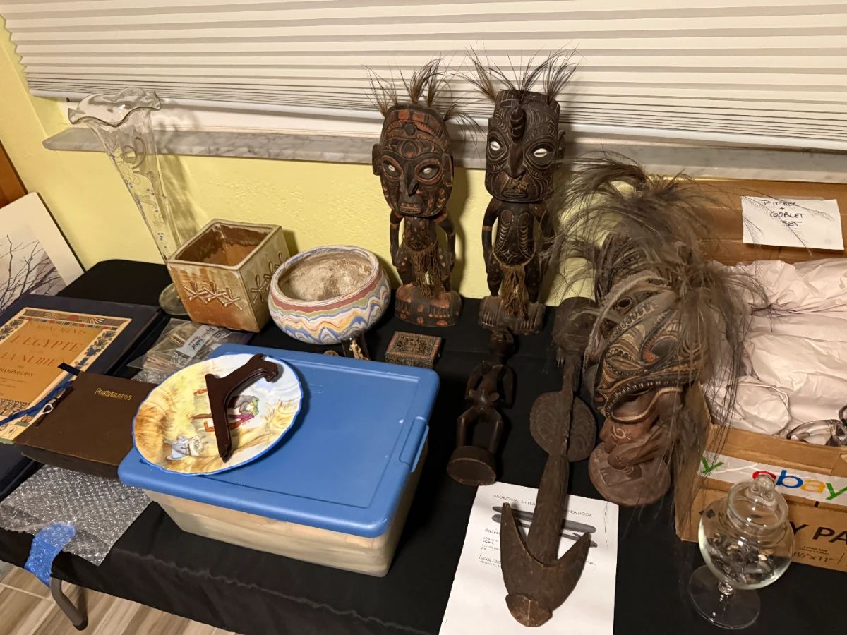 St Pete 30 Year Collection- Militaria, Africa, Clocks, Jewelry, Designer Clothing & MORE