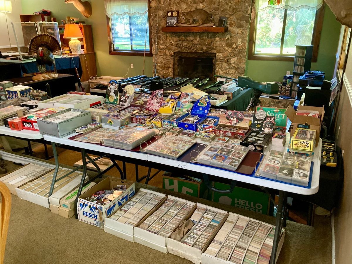 Items on offer in Bunnell, FL — Taxidermy, Coins, Firearms, Jewelry, Hunting, Fishing, Tools, Tractor, Sports Cards, Vinyl Records