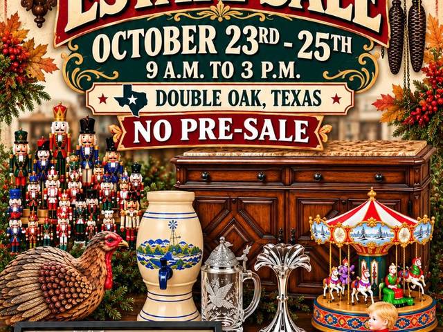 Items on offer in Double Oak, TX — DOUBLE THE DELIGHTS IN DOUBLE OAK