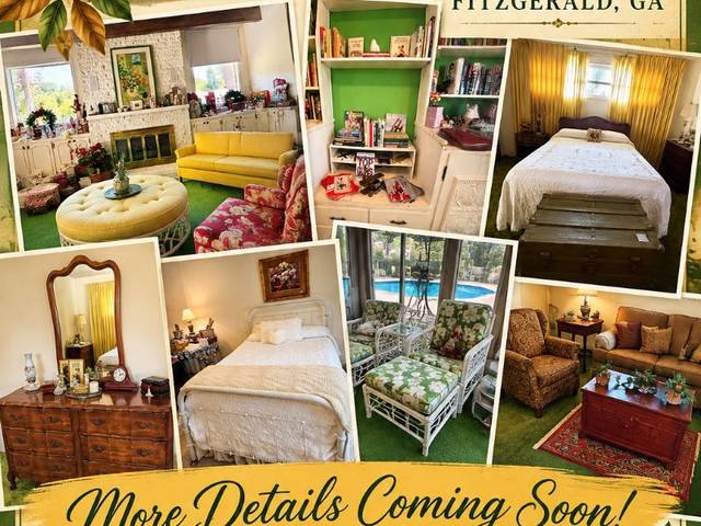 Items on offer in Fitzgerald, GA — Fitzgerald's Southern Splendor Estate Sale