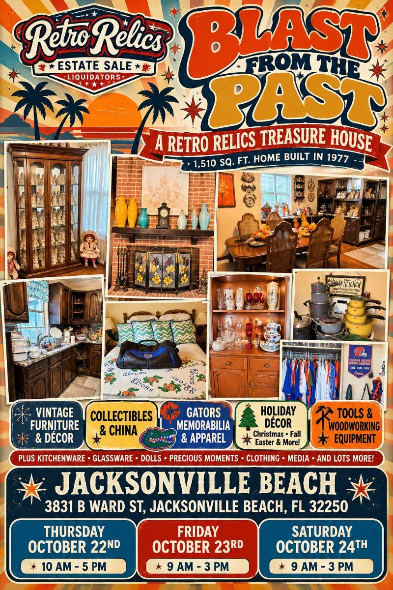 Items on offer in Jacksonville Beach, FL — BLAST FROM THE PAST